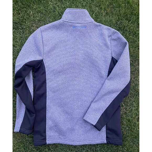 Spyder. Youth Large (14-16). Sweater Gray Black Full Zip. Pre-Owned. - Picture 3 of 3